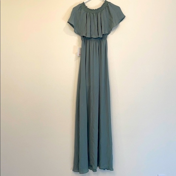 SMYM Hacienda maxi dress sage green XXS - Picture 2 of 9